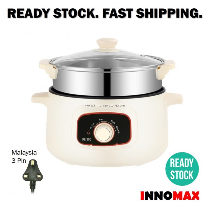 Electric Multi Cooker 2in1 Pot DE300 Hotpot